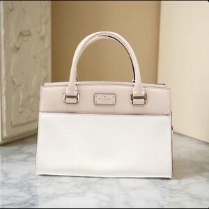 Kate Spade Elegant Cream and Beige Satchel